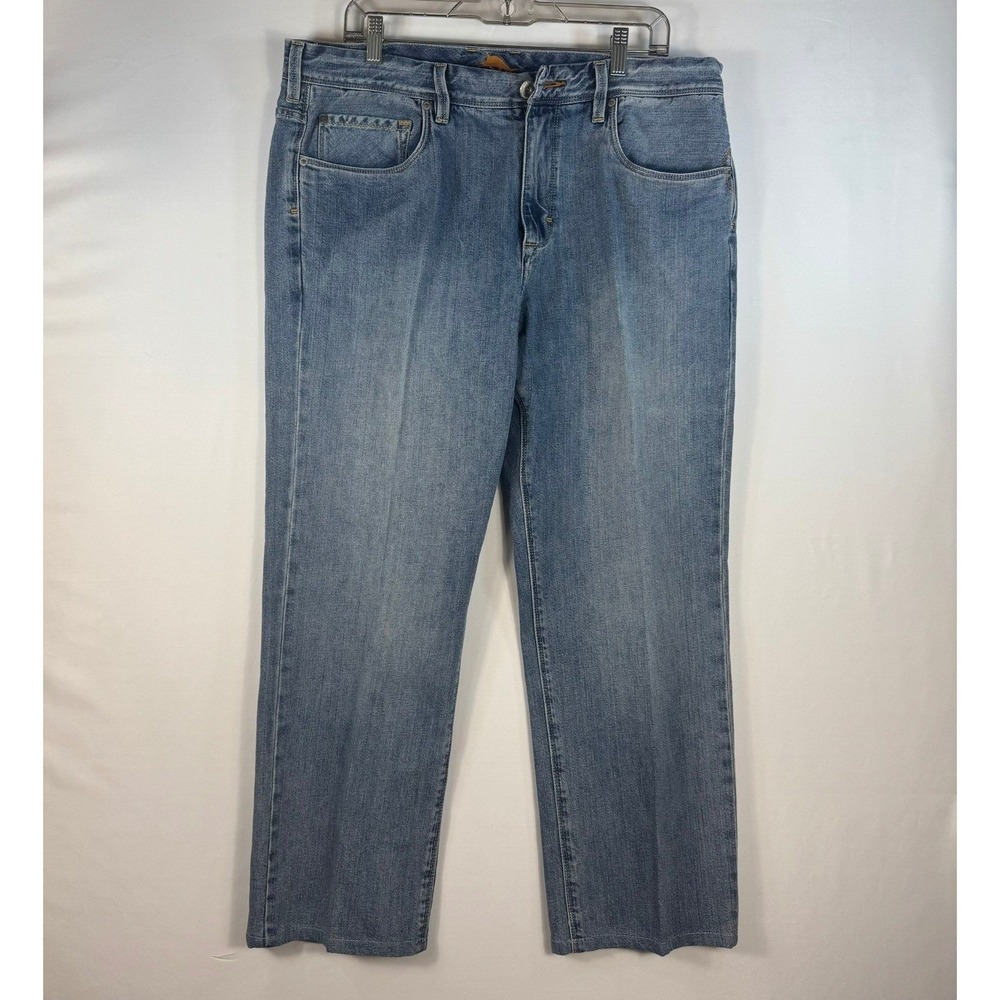 Tommy Bahama Mens Standard Fit Blue Denim Jeans 38x30 Medium Wash 100% Cotton